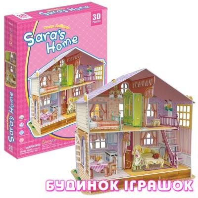 3D-пазлы - Трёхмерная головоломка-конструктор CubikFun Домик Сары (P678h)