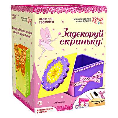 Наборы для творчества - Шкатулка Цветочек Rosa (N0001402) (N0001402      )