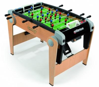 Спортивні активні ігри - Дерев'яний напівпрофесійний футбольний стіл Millenium Smoby (140024)