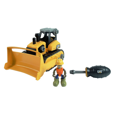 Транспорт і спецтехніка - Іграшка-конструктор Бульдозер серії Machine Maker CAT (80902)