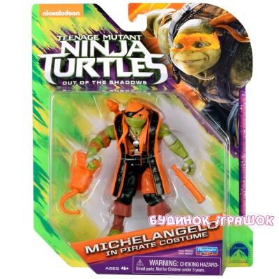 Фігурки персонажів - Ігрова фігурка TMNT серії Movie II Мікеланджело в костюмі пірата Ninja Turtles (88007)