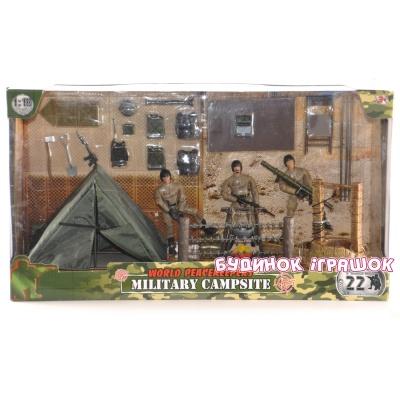 Фігурки чоловічків - Ігровий набір M&C TOY Військовий табір (77083)