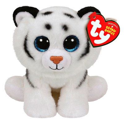 Мягкие животные - Мягкая игрушка TY Beanie Babies Белый тигренок Тундра 15 см (42106)