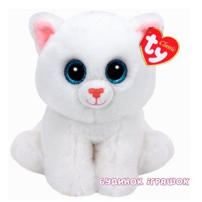 М'які тварини - М'яка іграшка Beanie Babies Біла кішка Pearl TY (90236)