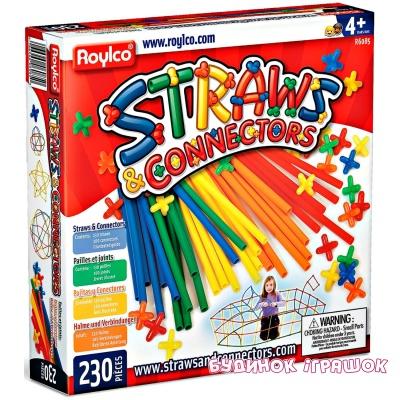 Конструктори з унікальними деталями - Розвиваючий конструктор Straws and Connectors ROYLCO (R6085)