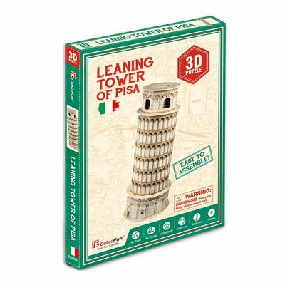 3D-пазли - Тривимірна головоломка-конструктор CubicFun Пізанська вежа (S3008h)