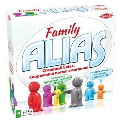 Развлекательные игры - Настольная игра Tactic Alias Семейный на украинском (54336)