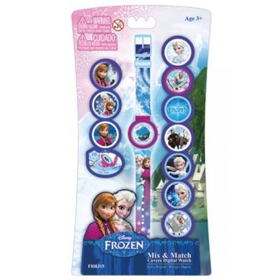 Часы, фонарики - Часы Frozen Холодное сердце с набором сменных панелей для циферблата (FRRJ15) (504262)