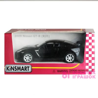 Транспорт і спецтехніка - Іграшка машинка металева інерційна Kinsmart Nissan GT-R R3 (KT5340W)