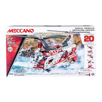 Класичні конструктори - Іграшка конструктор 406 деталей Meccano 20 моделей (6028598)