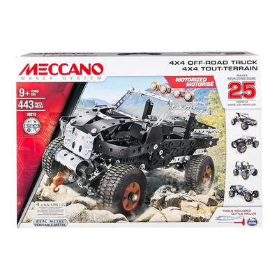 Класичні конструктори - Іграшка конструктор 443 деталей Meccano 25 моделей (6028599)