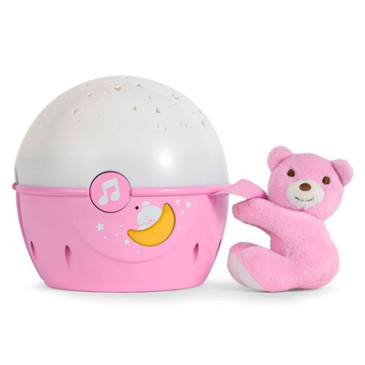 Ночники, проекторы - Игрушка-проектор Chicco Next 2 Stars розовая со звуковым эффектом (07647.10)