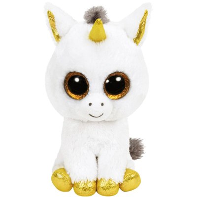 Мягкие животные - Мягкая игрушка Beanie Boo's Белый Единорог Pegasus TY (36179)