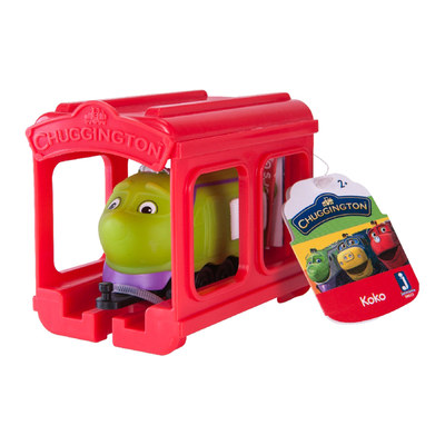 Железные дороги и поезда - Паровозик Jazwares Chuggington Коко с гаражом (JW10566/38620/10587)