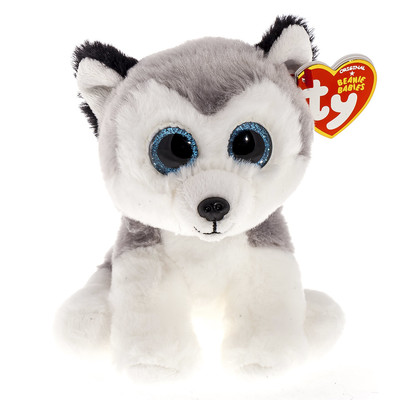 М’які тварини - М'яка іграшка TY Beanie Babies Хаскі Баф 15 см (42183)