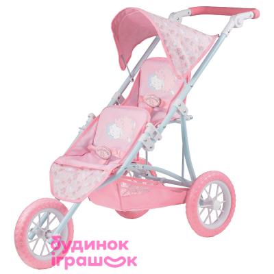 Коляски для кукол и пупсов - Коляска для куклы прогулочная Тандем Zapf Baby Annabell трехколесная (1423481)