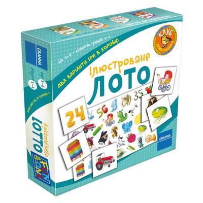 Класичні ігри - Настільна гра Ілюстроване лото Granna (82517)
