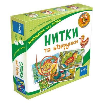 Настільні ігри - Настільна гра Нитки і візерунки Granna (82524)