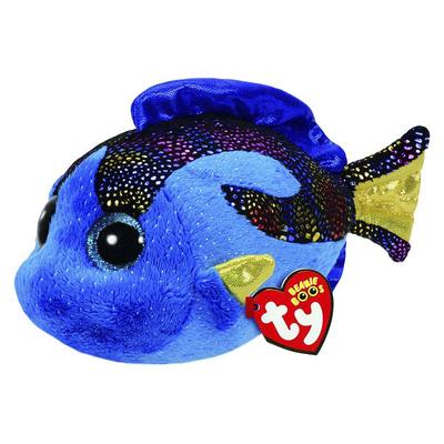 М’які тварини - М'яка іграшка TY Beanie Boo's Синя рибка Аква 15 см (37243)