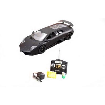 Радиоуправляемые модели - Машинка на радиоуправлении Lamborghini TOMY 1:14 черная (2015-1)