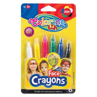 Канцтовари - Фарби для обличчя Colorino 6 кольорів (32629PTR)