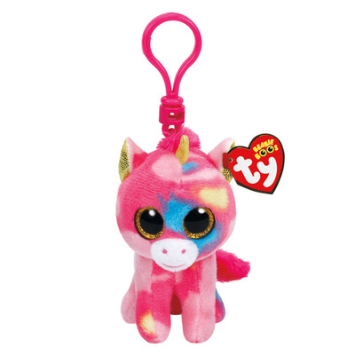 Брелоки - М'яка іграшка-брелок TY Beanie Boo's Єдиноріг Фантазія 12 см (36619)