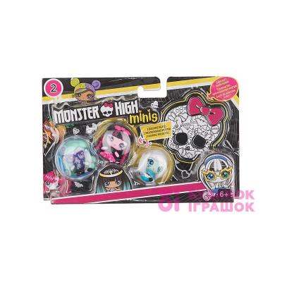Маленькие куклы - Игровой набор из 3-х мини-монстров Monster High pack №5 (DVF41/DXD49)