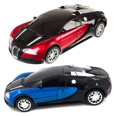 Радиоуправляемые модели - Машинка-трансформер MZ Bugatti на радиоуправлении 1:14 ассортимент (2801P)