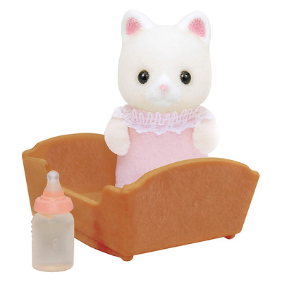Фігурки тварин - Ігровий набір Шовковий Кошеня Sylvanian Families (5066)