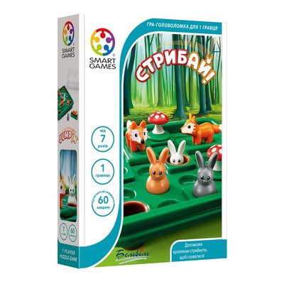 Інтелектуальні ігри - Настільна гра Smart Toys Стрибай українською (SG 421 UKR)