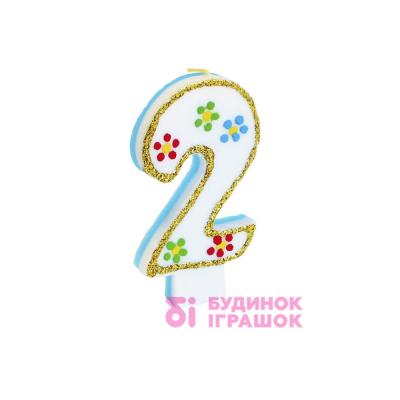 Аксесуари для свят - Свічка цифра більша Party House 1 шт (9869204259833)
