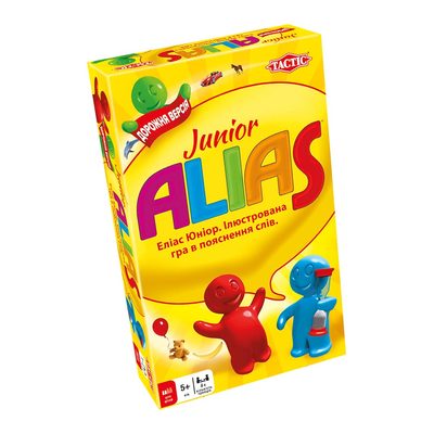 Развлекательные игры - Настольная игра Tactic Alias Junior дорожная версия украиноязычная версия (54663)