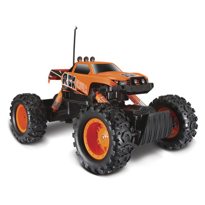 Спасательная техника - Машинка на р/у Maisto Rock crawler оранжевая (81152 orange)