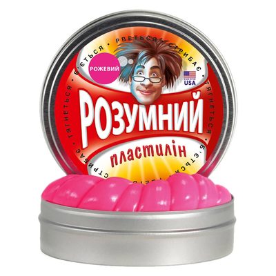 Антистрес іграшки - Розумний пластилін Thinking Putty Рожевий (ti15003)