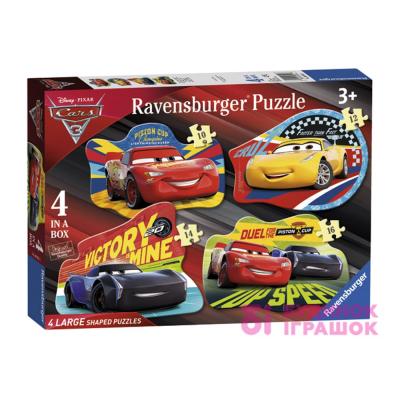 Пазли - Пазл Дісней Тачки 3 4 в 1 Ravensburger (06891)