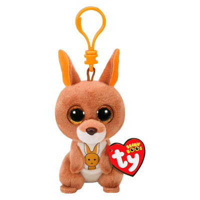 Брелоки - Мягкая игрушка-брелок TY Beanie Boo's Кенгуру Киппер 12 см (36884)