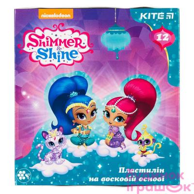 Наборы для лепки - Пластилин восковой Kite Shimmer&Shine 12 цветов 240 г (SH18-1086)