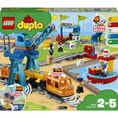 Конструкторы LEGO - Конструктор LEGO DUPLO Грузовой поезд (10875)
