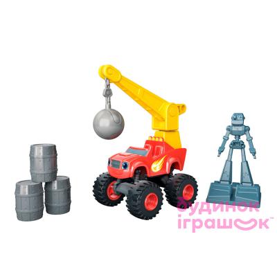 Фігурки персонажів - Ігровий набір Blaze&The Monster Machines Головні герої Блиск Wrecking Crane (CGK18/CGK19)