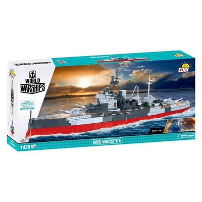 Наборы для моделирования - Конструктор COBI World of warships Корабль Его Величества линкор Уорспайт (COBI-3082)