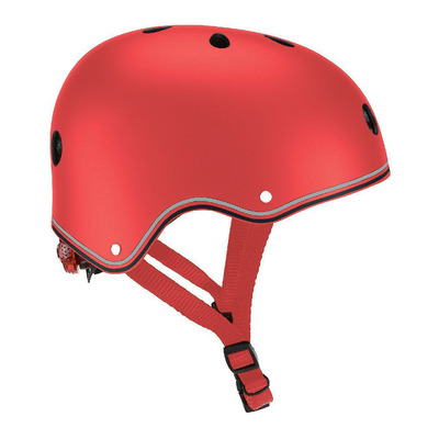 Защитное снаряжение - Защитный шлем Globber красный с фонариком (505-102)