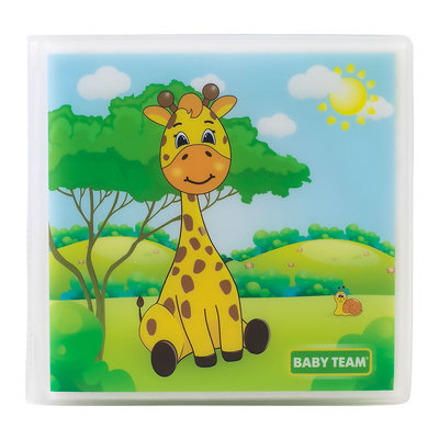 Розвивальні іграшки - Іграшка для ванни Baby team Книжка Тварини сафарі (8742)