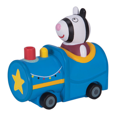 Фигурки персонажей - Мини-машинка Peppa Pig Когда я вырасту Зебра Зоя в поезде (95789)