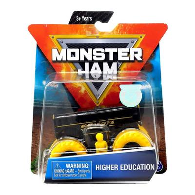 Коллекционные автомодели - Машинка Monster jam Школьный автобус с фигуркой 1:64 (6044941-8)