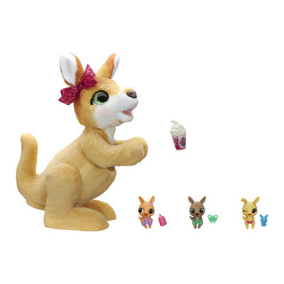 М'які тварини - Інтерактивна іграшка FurReal Friends Кенгуру мама Джосі із сюрпризом (E6724)