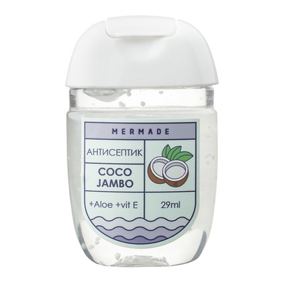 Антисептики и маски - Антисептик-гель для рук Mermade Coco Jambo 29 мл (MR0004)