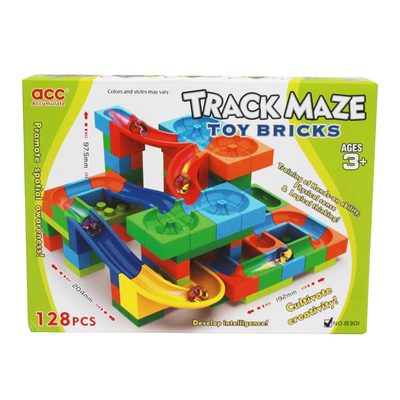 Блокові конструктори - Конструктор-трек Maya toys 128 деталей (8302)