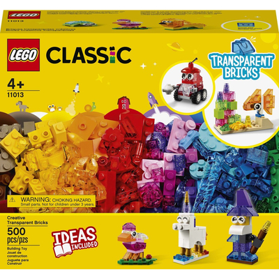 Конструктори LEGO - Конструктор LEGO Classic Прозорі кубики для творчості (11013)