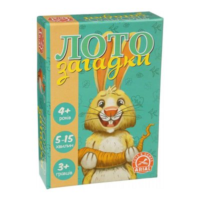 Настольные игры - Настольная игра Arial Лото загадки на украинском (4820059911555)