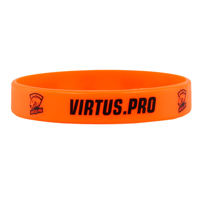 Бижутерия и аксессуары - Браслет Virtus pro силиконовый оранжевый 2017 (FVPSILWBD17OR0000)